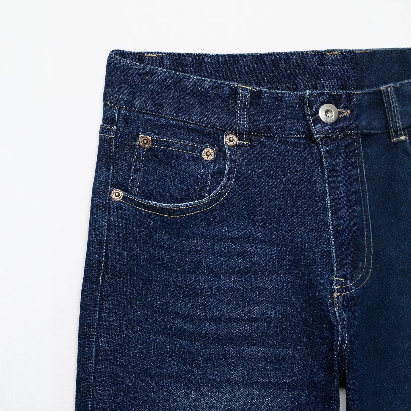 Casual Capri Jeans for Women, Mid-Waist, Slim Fit, Denim, Zipper Closure