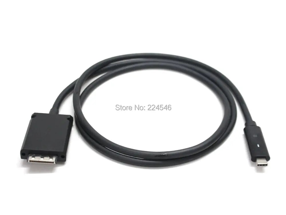 USED USB-C Dock Thunderbolt Cable Cord 120cm for Dell WD15 Docking Station Dell K17 K17A K17A001 Dock
