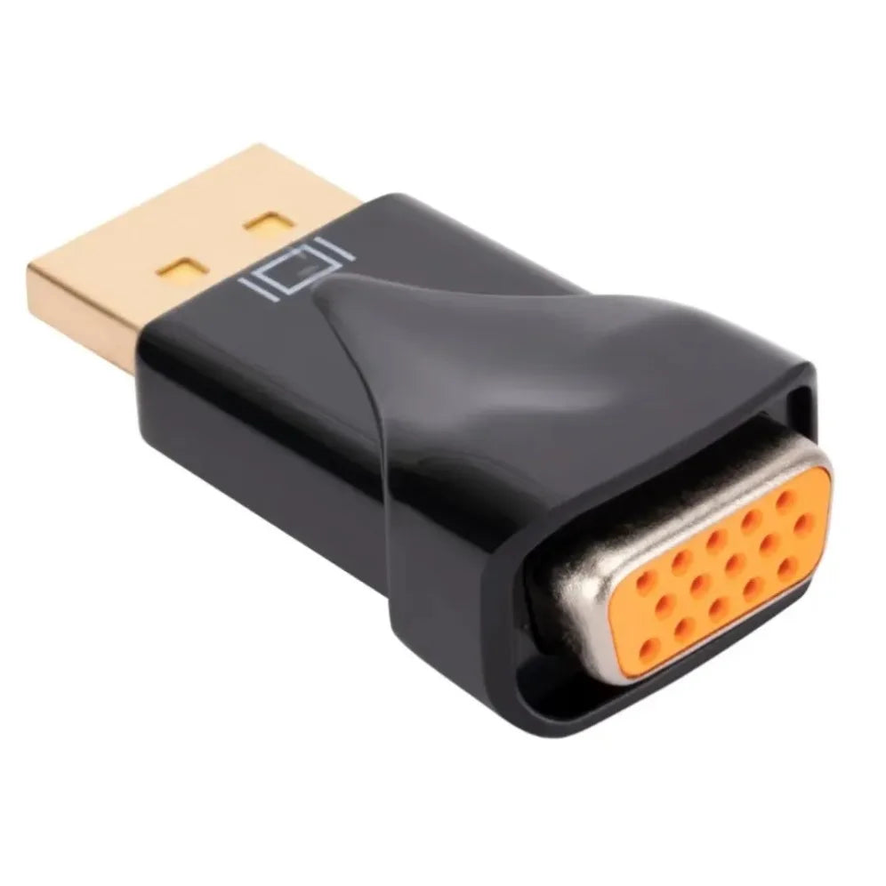 Grwibeou 1080P HD DP to VGA Adapter DisplayPort DP to VGA Converter Suitable for Projectors TVs PCs Laptops Monitors