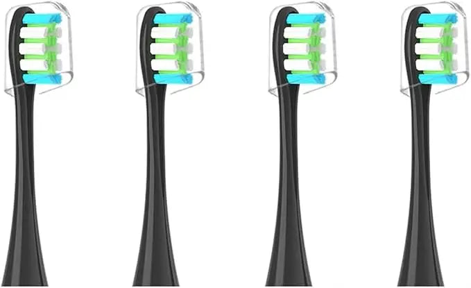 4 Pcs/Pack Electric Toothbrush Rreplacement Heads for Oclean All Models x pro Elite, X, X Pro,Flow,F1,Air 2.With Hygienic Caps