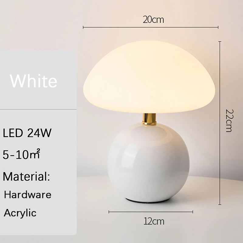 A pink/orange/red/white/beige USB socket decorative table lamp for room light decorative lamp, night light, desk light.