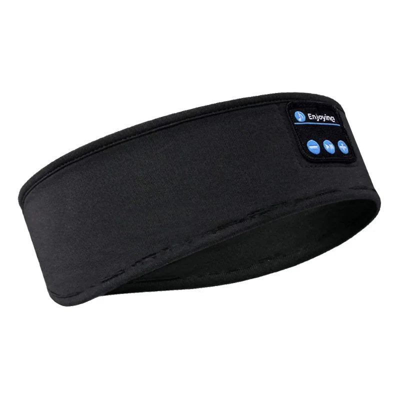 Sleep Eye Mask with Bluetooth 5.0 Headphones Soft Elastic Comfortable Headband ASMR Sleeping Band 10H Music