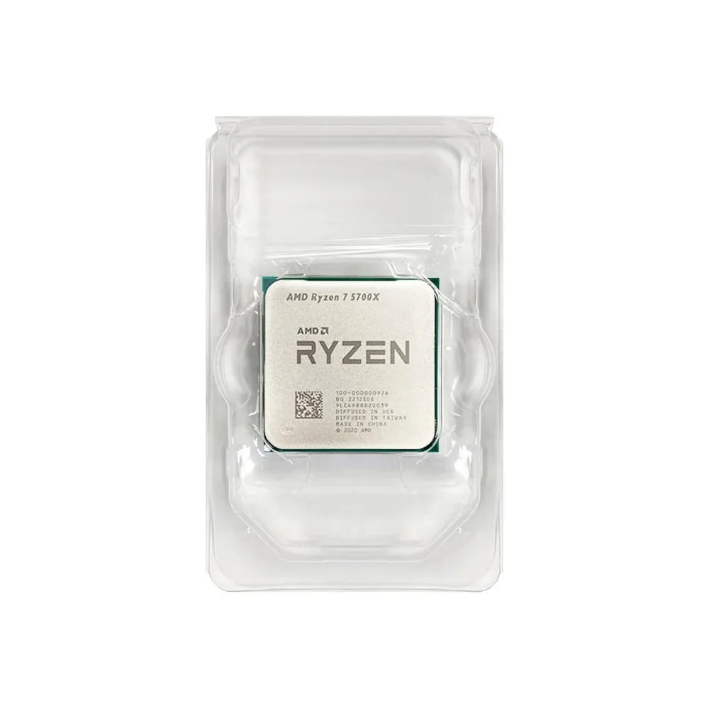 AMD Ryzen 7 5700X 100% Brand New AMD 5700X CPU Up to 4.6GHz 8-Core 16-Thread Stock AM4 Gaming Processor for Desktop 
