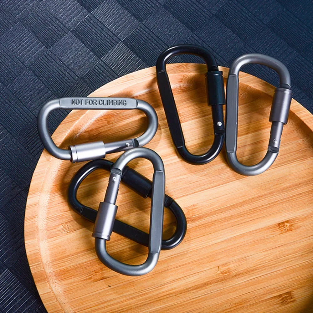 1PCS Carabiner Set For Key Camping Survival EDC Outdoor Keychain Clip Alloy Aluminum Tactical Caribiner Hook Karabiners