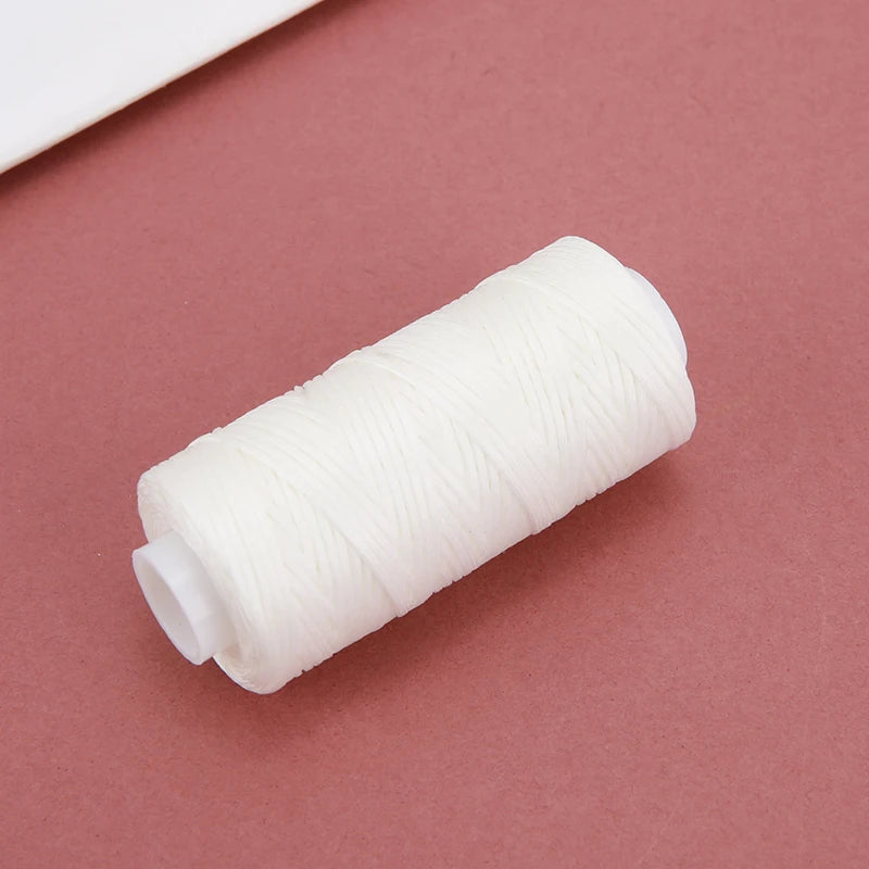 Leather Craft DIY Project 150D Leather Sewing Polyester Flat Wax String Diameter 0.8mm 30 Meter