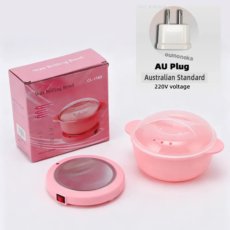 Silicone Depilatory Shaving Wax Heater Machine for Depilation Professional Home Appliance SPA Paraffin Pot Foldable Wax Heater
