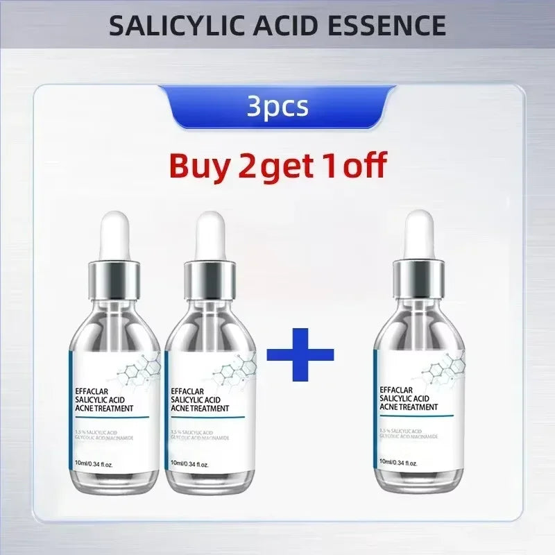 Salicylic Acid Solution Essence Shrink pores and Acne Spot Removing Shrink Pores Oil-Control Brighten Face Skin Makeup