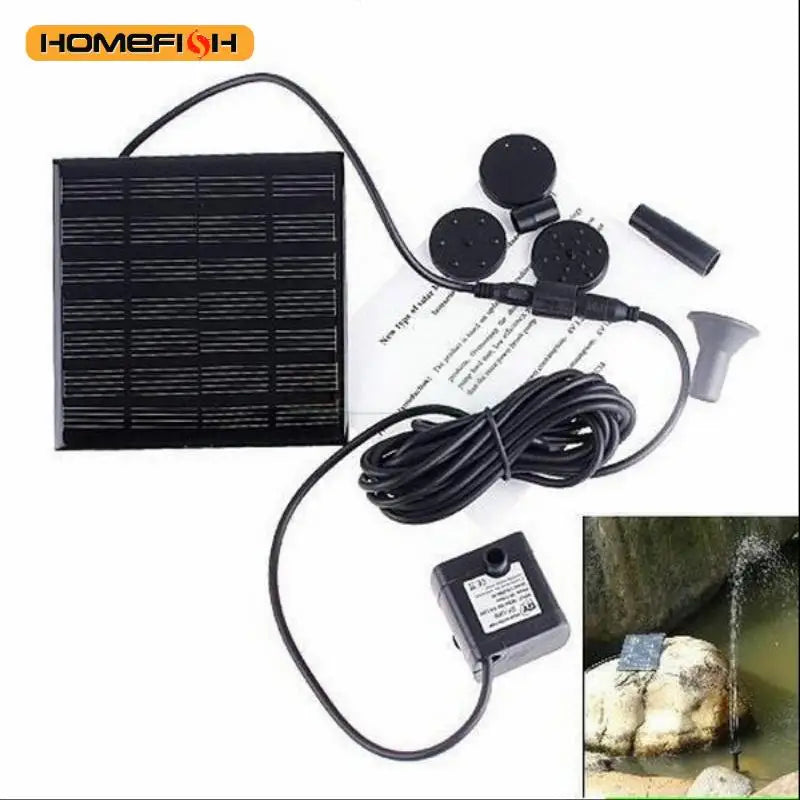 Mini Solar Fountain Pump 1.2W Power Board Kit Solar Panel Water Pump for Garden Pool Fountain Indoor Bird Bathroom Outdoor