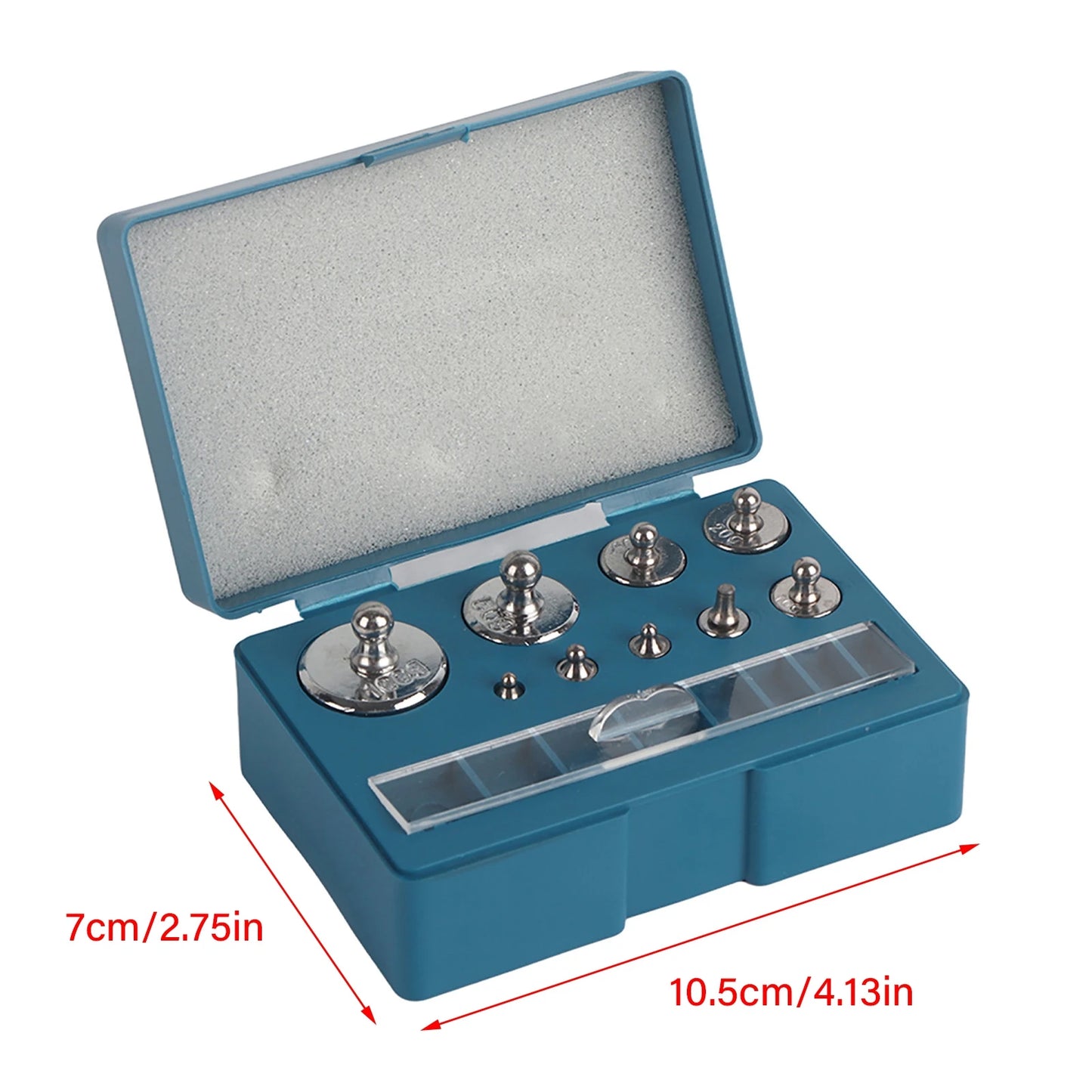 211.1g 10mg-100g Grams Precision Calibration Weight Set Test Jewelry Scale Weight Test Scale Set Steel Scale Weight