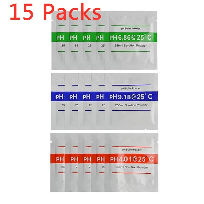 3/15/30pcs/lot 4.01 6.86 9.18 PH Meter Calibration Point PH Buffer Powder Measure Calibration Solution For PH Test Meter