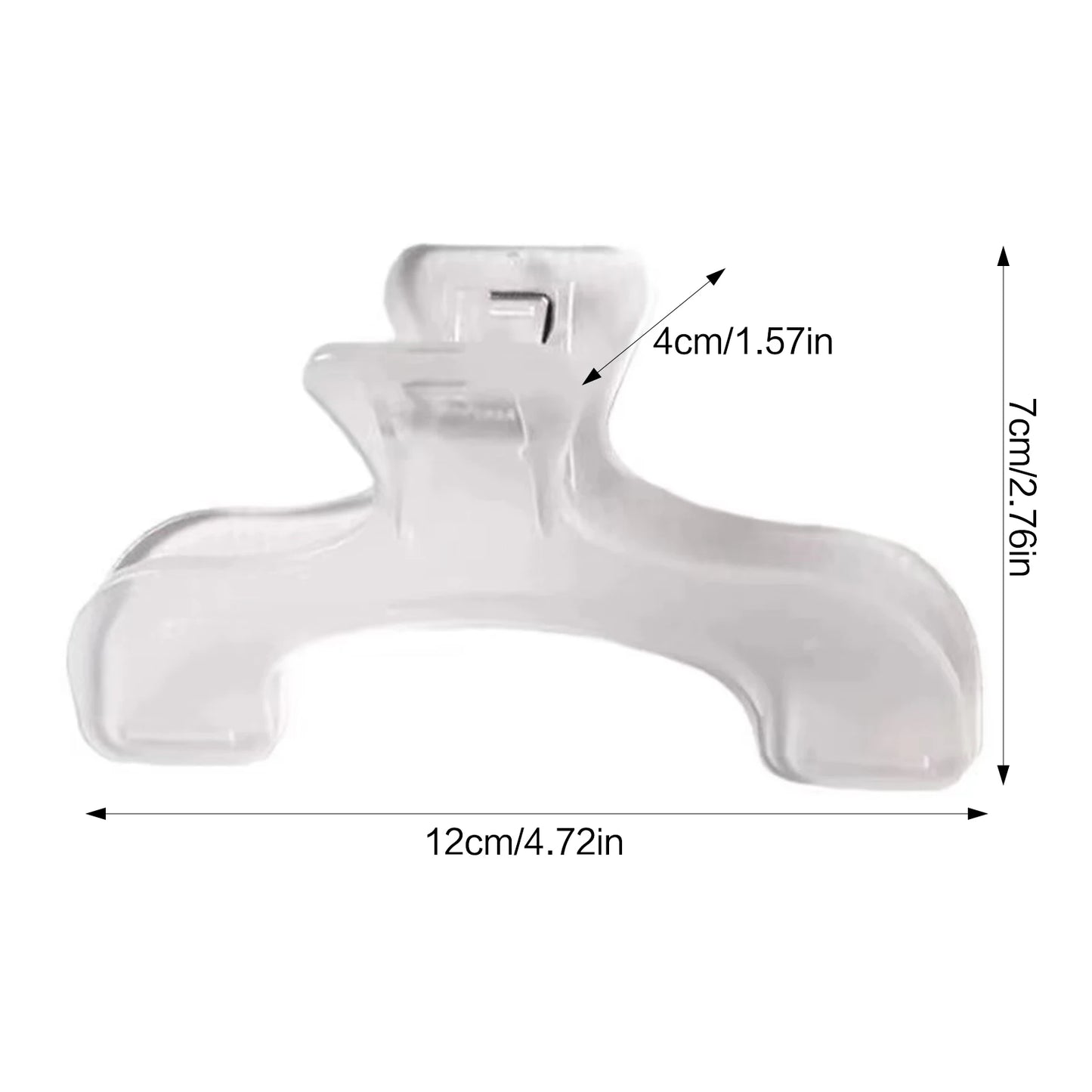 Extra Large Transparent Book Clip Plastic Page Holder for Reading Study Office Classroom Bookmark Stationery