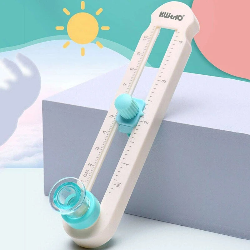 360-degree handmade compass knife, precise binder-making tool, suitable for school and office supplies, handmade craft items
