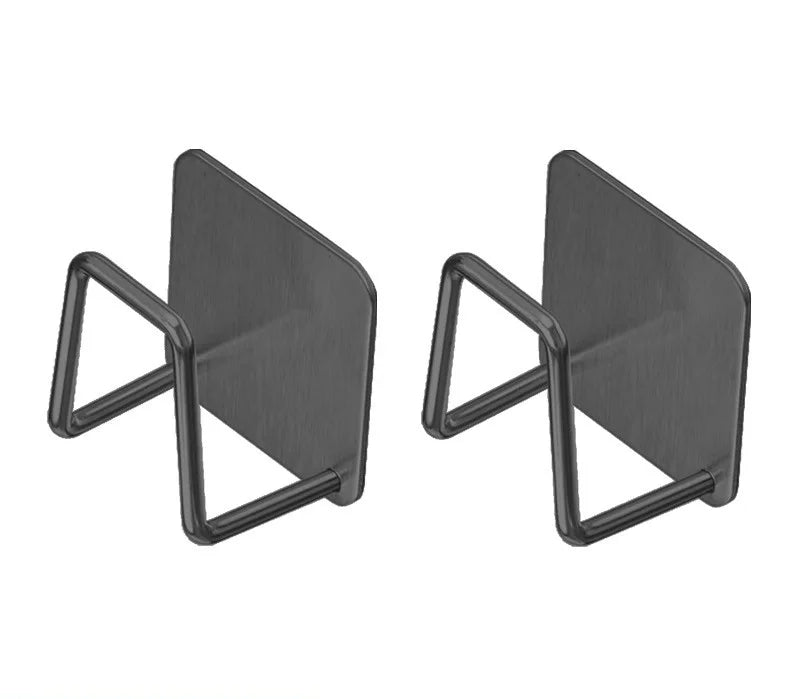 Kitchen Non Perforated Stainless Steel Storage Rack, Wall Mounted Pot Cover Rack, Cabinet Bottom Cutting Board Storage Rack
