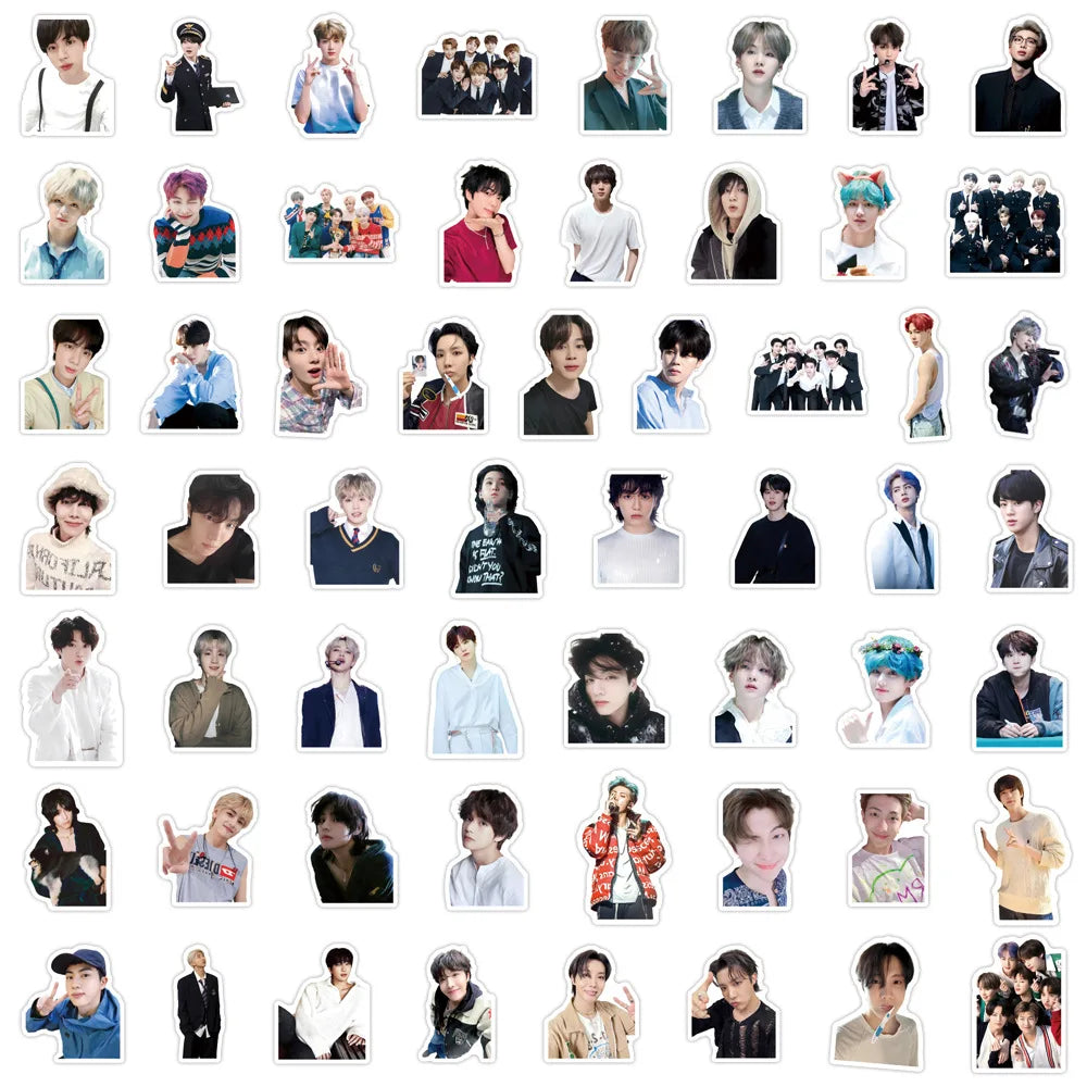 110pcs Kpop Idol Stickers Set DIY Mobile Phone Decorative Stickers Fan Gifts