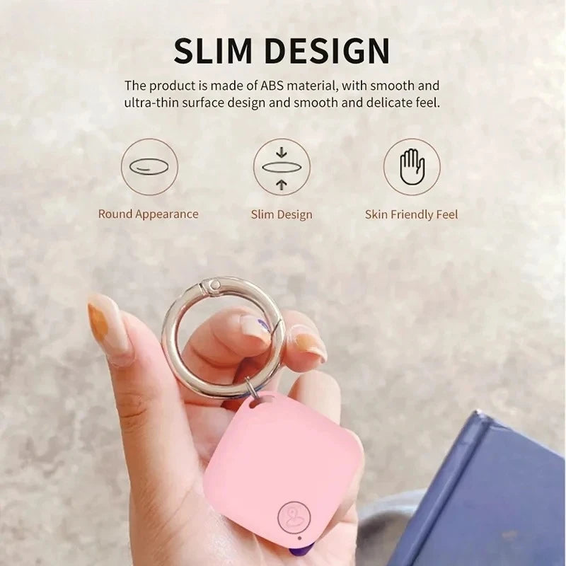 Mini Bluetooth 50 Round Tracker Anti Lost Smart Locator Device For Pet Kids Bag Wallet Tracking Finder Accessory