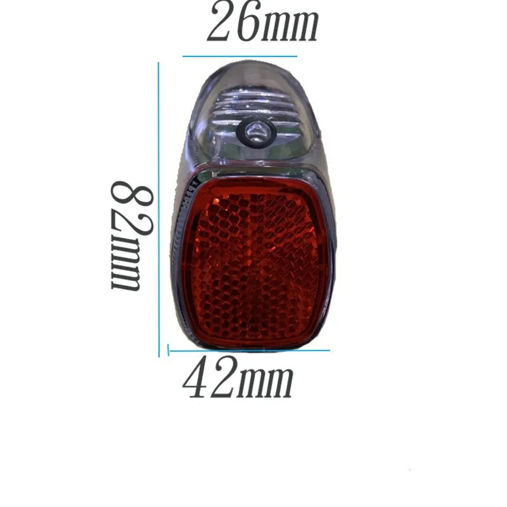 New Bicycle Taillight Solar Energy Cycling Rear Light Road Mountain Bike Solar Energy Tail Light Night Cycling Safety Red Lamp