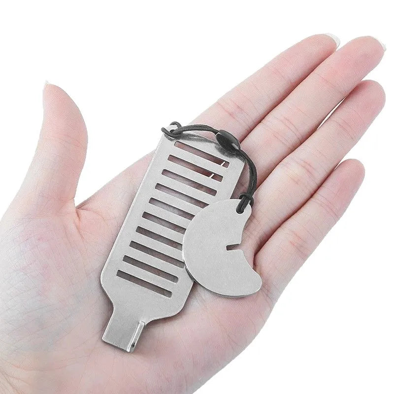 Safety Anti-theft Door Blocker Portable 8cm Stainless Steel Safe Security Tool For Home Privacy Hotel Travel Door Lock Stopper