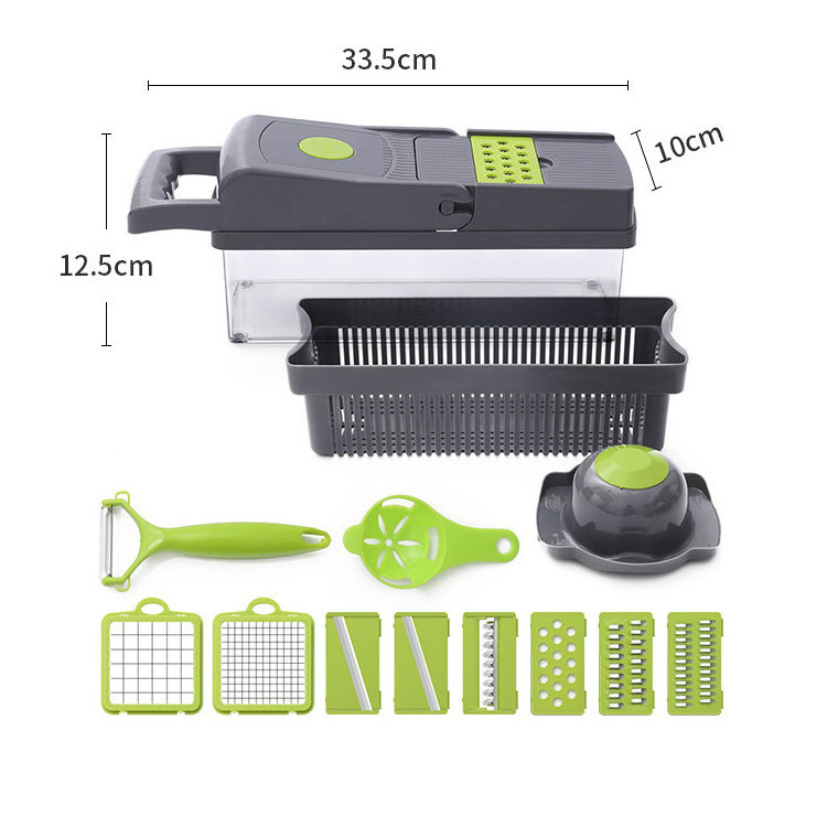 Copy of Kitchen Multifunctional Vegetable Cutter Potato Dicer Slicer Cucumber Shredder Home Multifunctional Vegetable Cutter