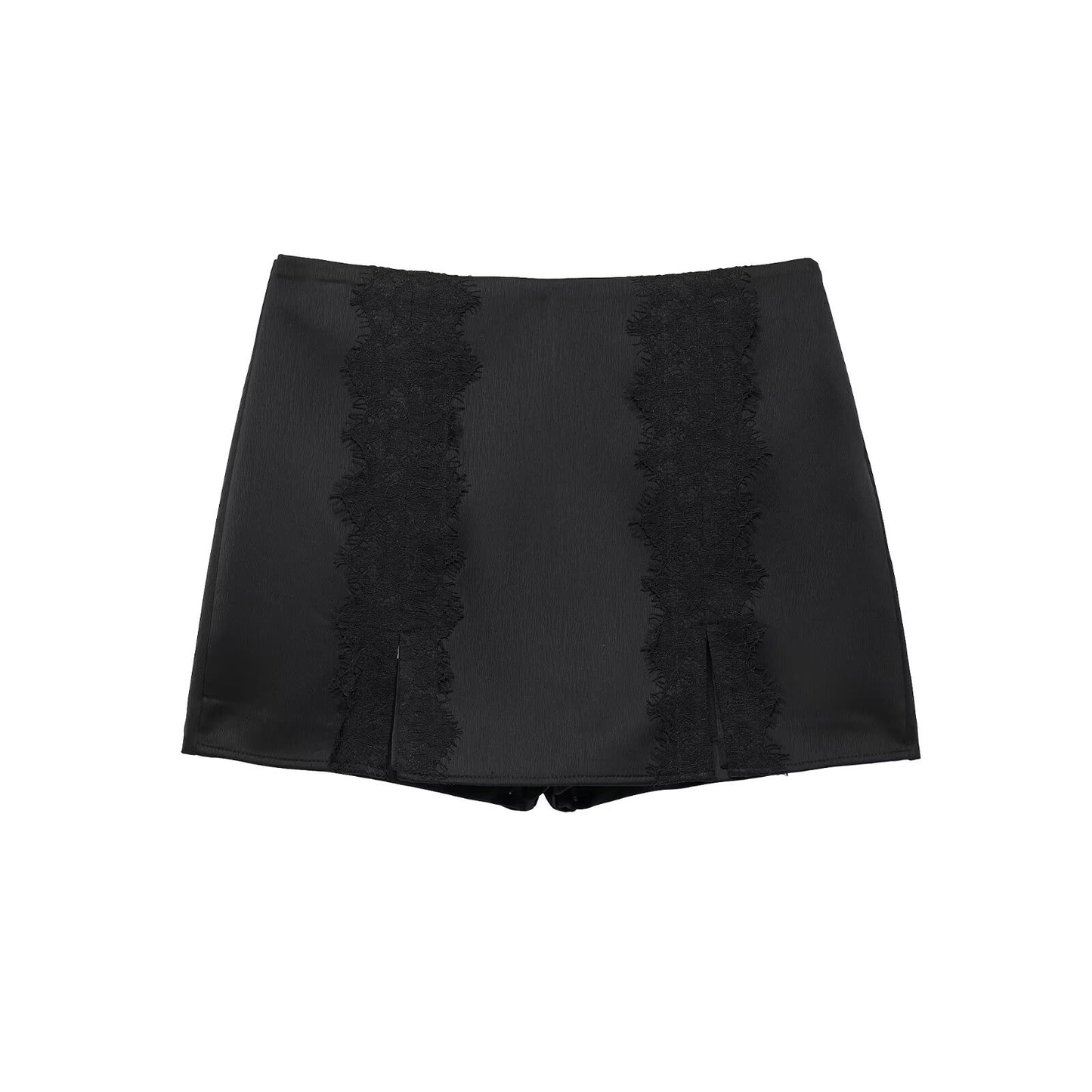 Spicy girl lace slit skirt mini half pants