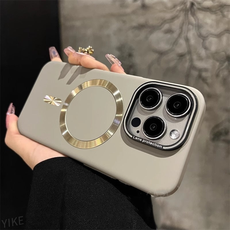 Copy of Suitable for Apple 15 Promax phone case new magnetic frosted iPhone 16 all inclusive anti drop 13 protective case
