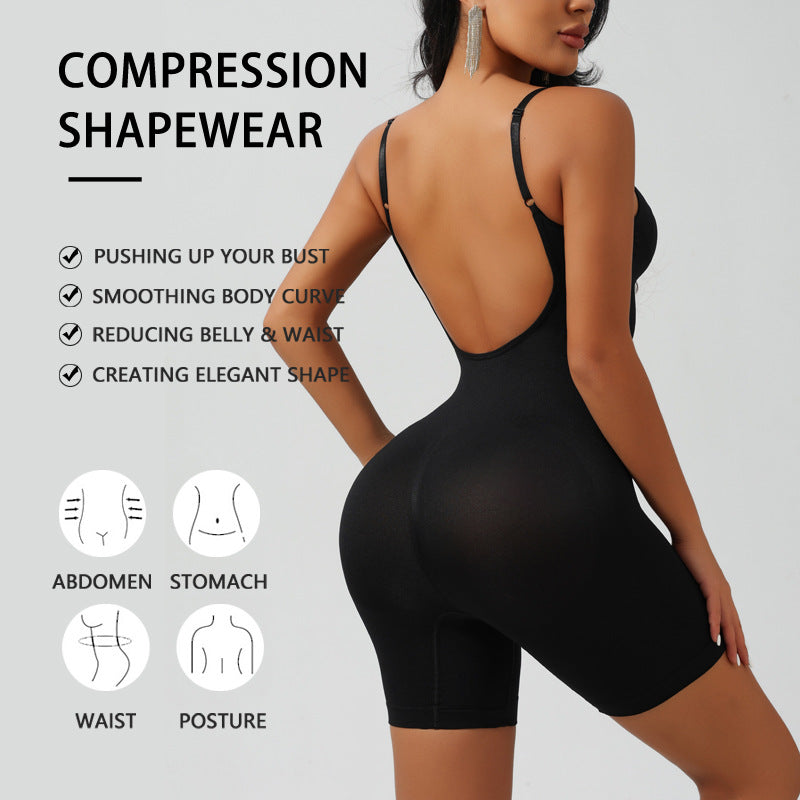 Body shaping jumpsuit for women strapless corset and corset