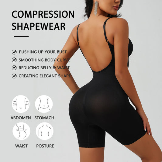 Body shaping jumpsuit for women strapless corset and corset