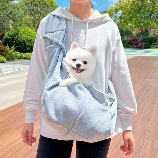 Portable Pet Carrier Bag for Small Dogs & Cats up to 7.5kg - Lightweight Shoulder Bag for Travel, Hiking, and Outdoor Use