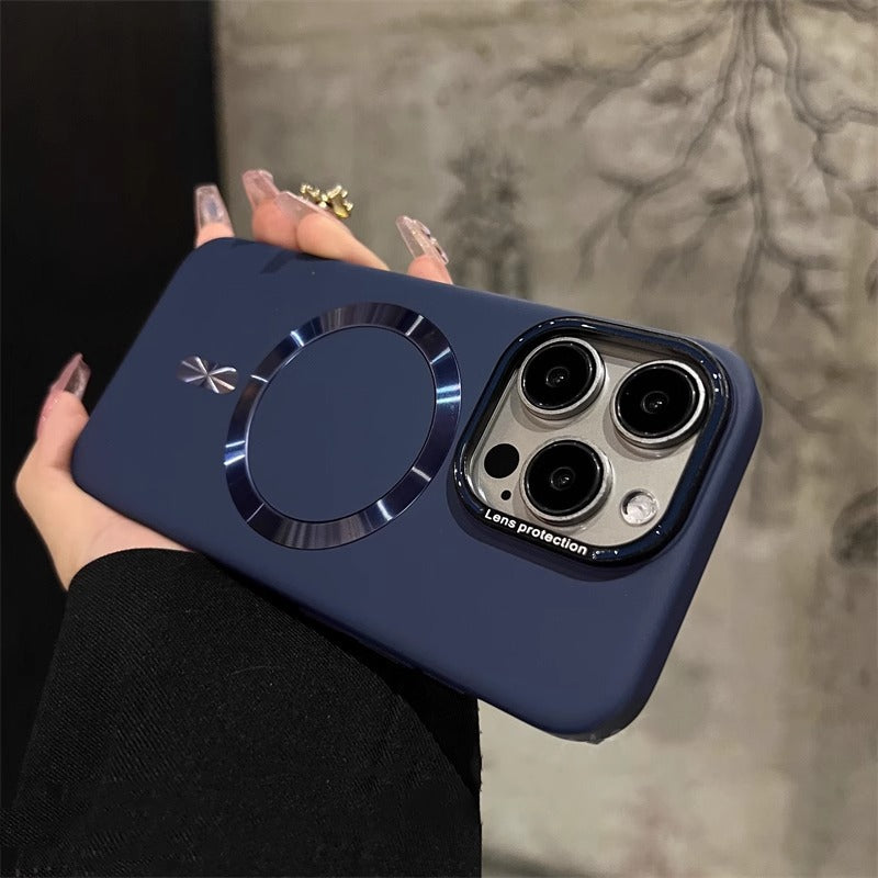 Copy of Suitable for Apple 15 Promax phone case new magnetic frosted iPhone 16 all inclusive anti drop 13 protective case