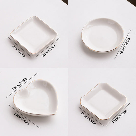 Personalized Photo Jewelry Tray Ceramic Jewelry Dish for Best Friend Jewelry Tray Wedding Gift