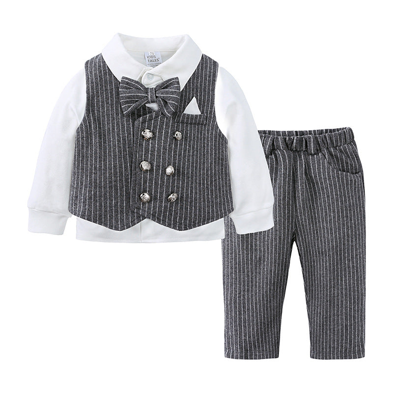 British gentlemen's three piece children's clothing set