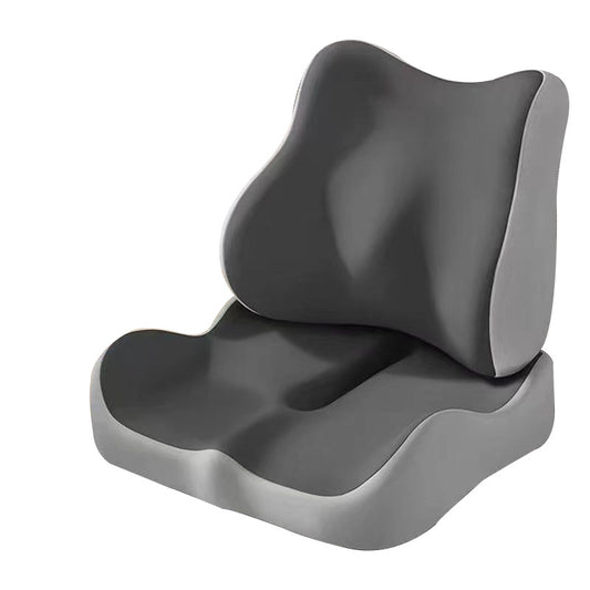 Office Chair Lumbar Support Pillow, Memory Foam Seat Cushion for Long Sitting, Car and Desk Use, Student Classroom Backrest Pad