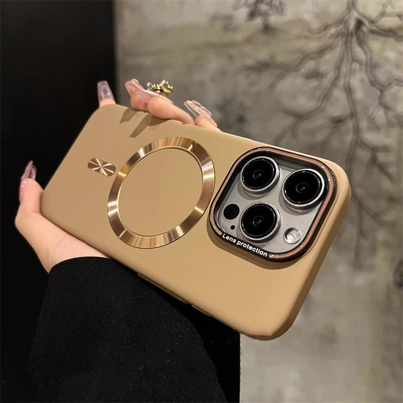 Copy of Suitable for Apple 15 Promax phone case new magnetic frosted iPhone 16 all inclusive anti drop 13 protective case