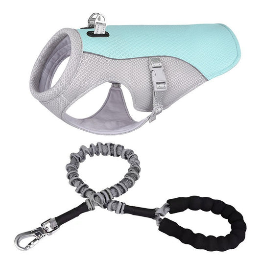 Cool Pet Summer Dog Cooling Vest for Heat Protection, Breathable and Ventilated