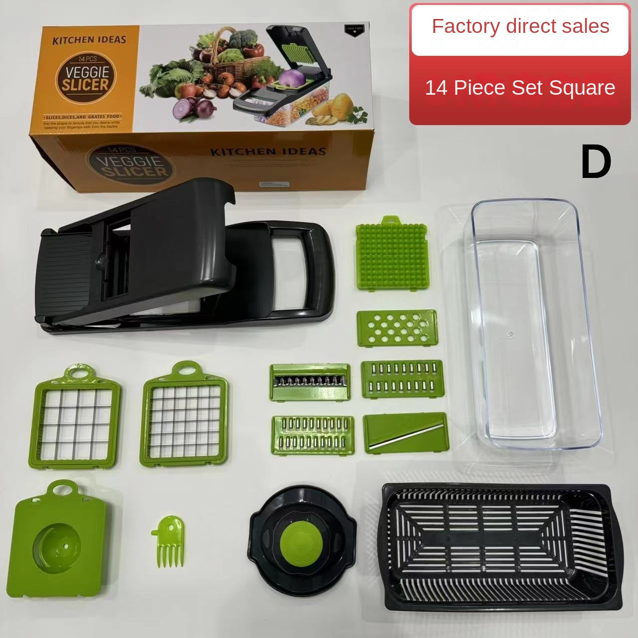 Copy of Multifunctional Vegetable Chopper Kitchen Dicer Grater Shredder Set Vegetable Cutter