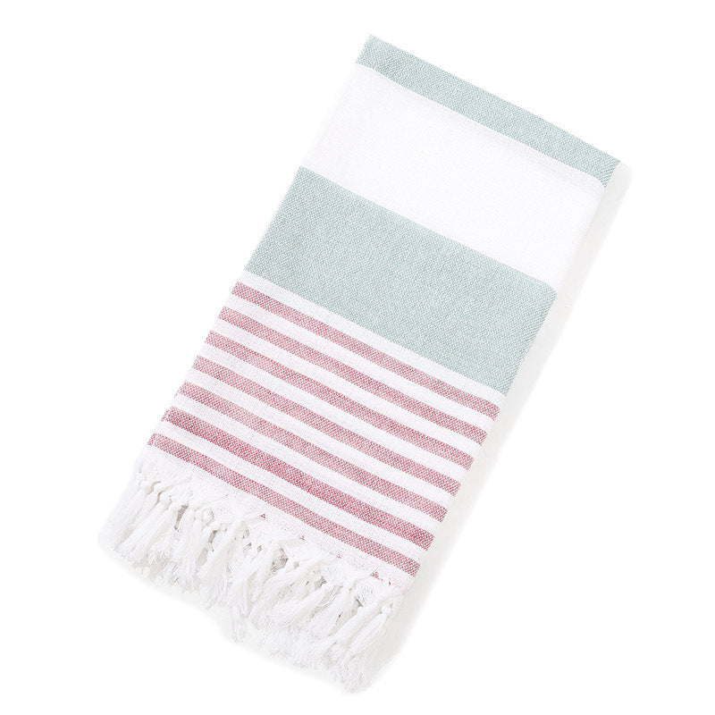 Turkish Beach Towel Striped Fringe Quick-Dry Large Size Cotton Bath Towel Multiple Styles Wholesale