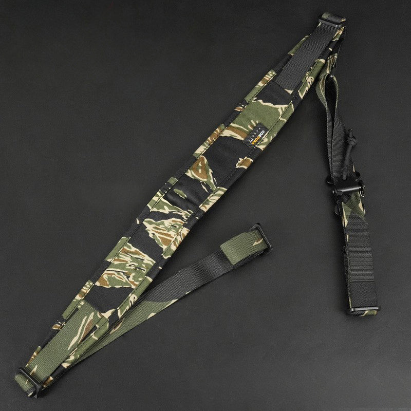 Copia de la correa táctica para rifle QD, correa ajustable de 2 puntos para pistola de aire, correa de nailon de liberación rápida para M4 AK Caza