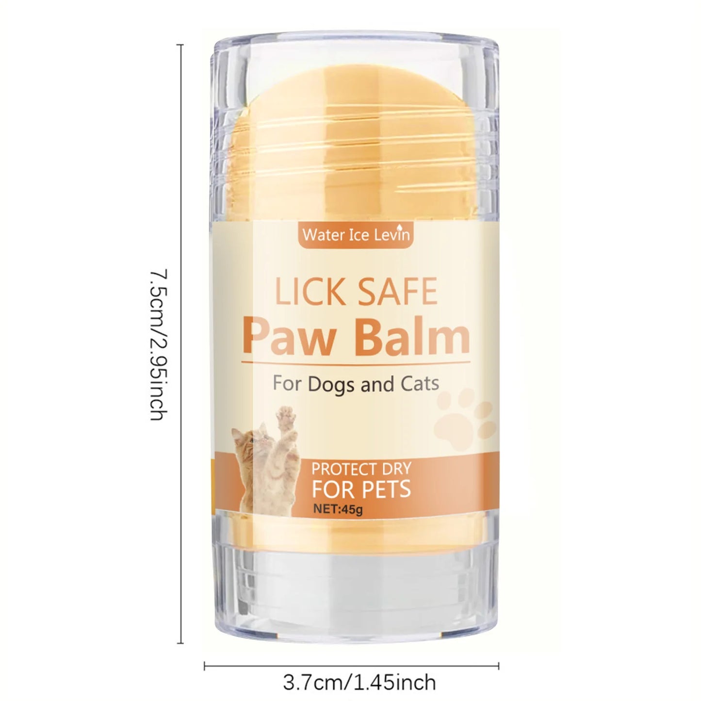 45g Pet Paw Care Cream, Coconut Oil and Niacinamide Pet Paw Cream - Deeply Moisturizing, Non-Greasy, Quickly Relieves Dry Paws