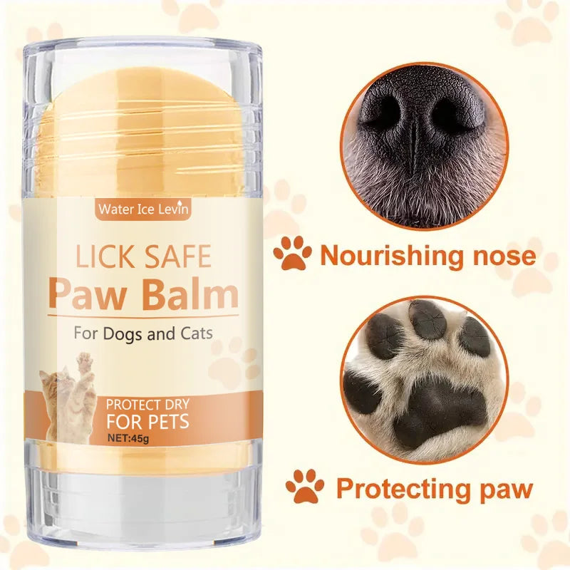 45g Pet Paw Care Cream, Coconut Oil and Niacinamide Pet Paw Cream - Deeply Moisturizing, Non-Greasy, Quickly Relieves Dry Paws