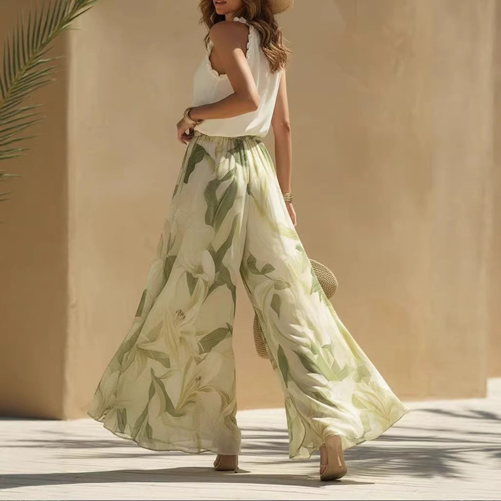 Copy of Spring New V-Neck Fitted Ruffle Elegant Dress