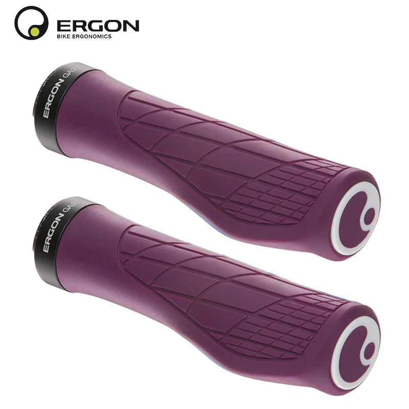 Ergon GA3 Ergonomic All-Mountain Bike Grips Comfort & Wrist Support for MTB Trail Non-Slip Mountain Road Bike Handle Accessories