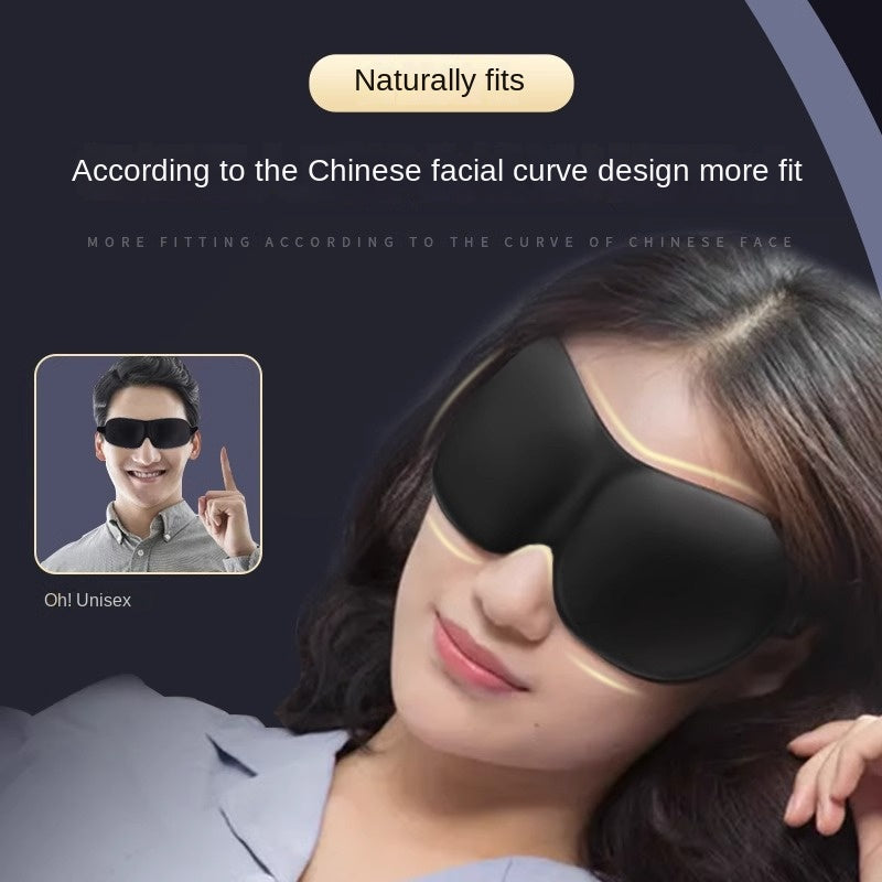 Eye Mask Light Blocking 3D Stereoscopic Eye Mask , Air Travel Sleep Eye Mask, No Nose Wing 3D Eye