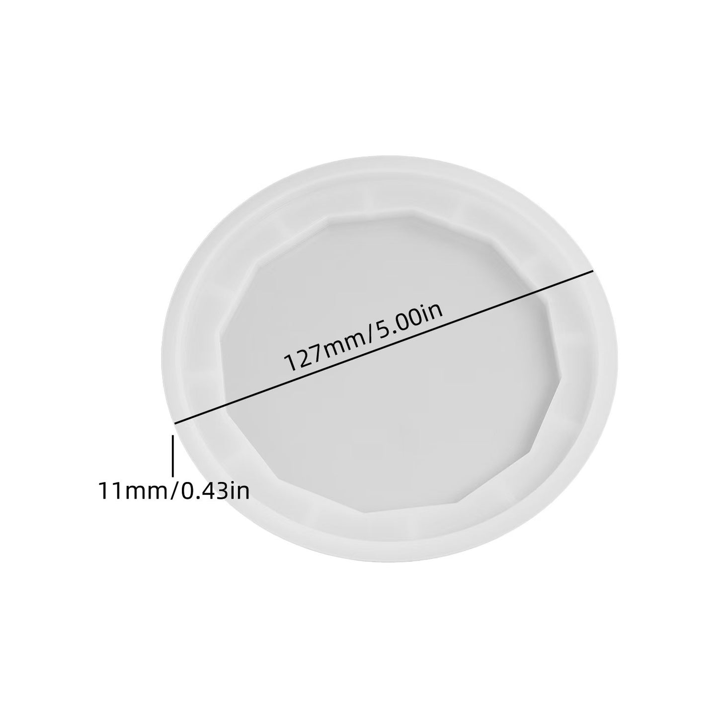 Round House Candle Holder Silicone Mold for DIY