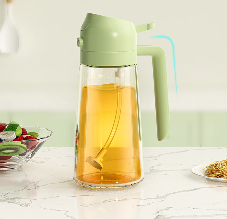 Copy of Oil spray bottle glass household kitchen leak proof oil bottle atomized mist filled edible oil container