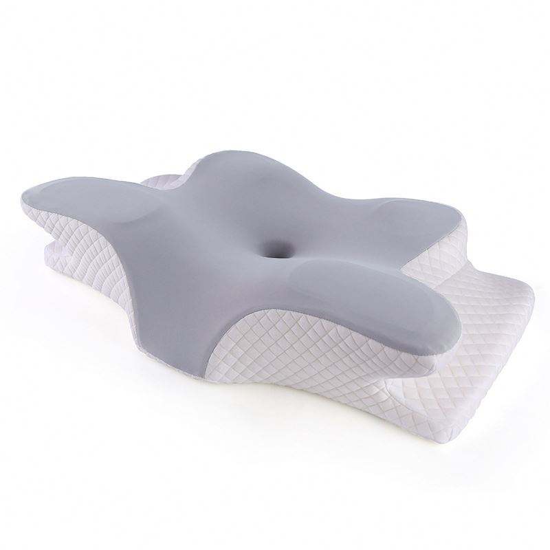Copia de Almohada cervical ergonómica para dormir, almohada ortopédica de apoyo, inodora, de contorno, para el dolor de cuello, de espuma viscoelástica
