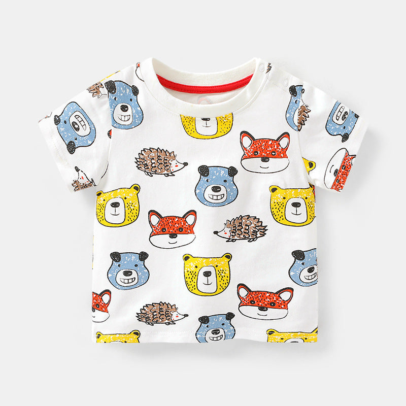 Baby clothes short sleeved T-shirt