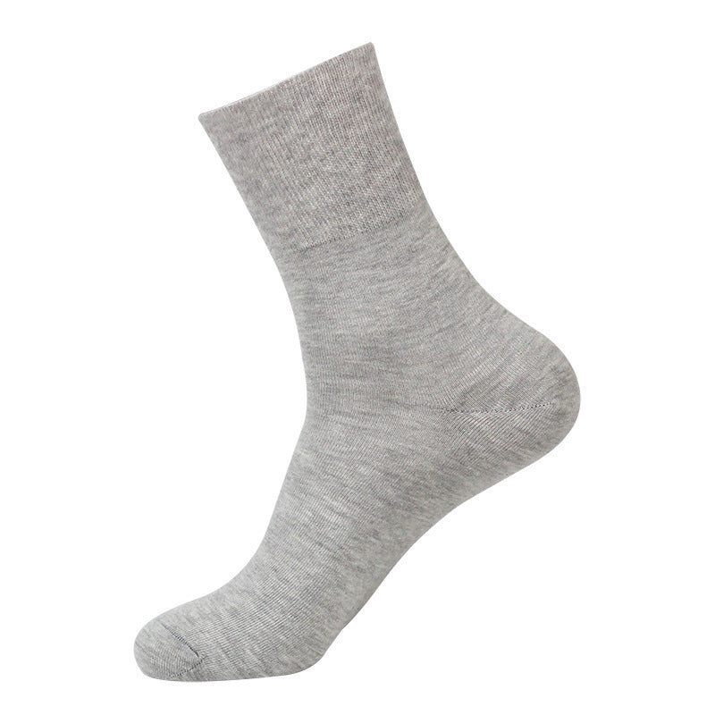 Loose thin style wide mouth thin cotton spring and summer men's cotton socks