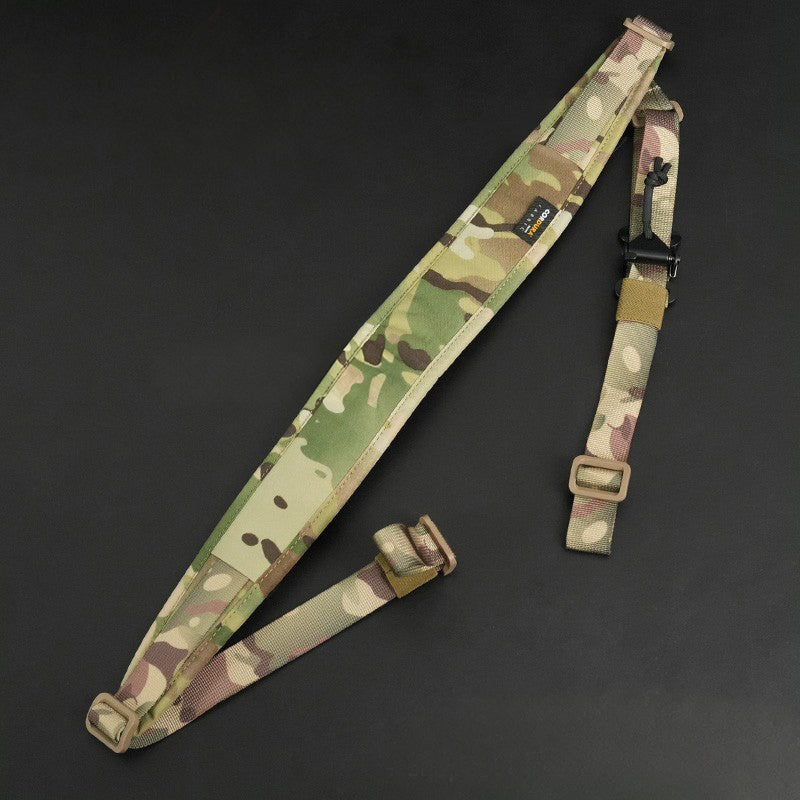 Copia de la correa táctica para rifle QD, correa ajustable de 2 puntos para pistola de aire, correa de nailon de liberación rápida para M4 AK Caza