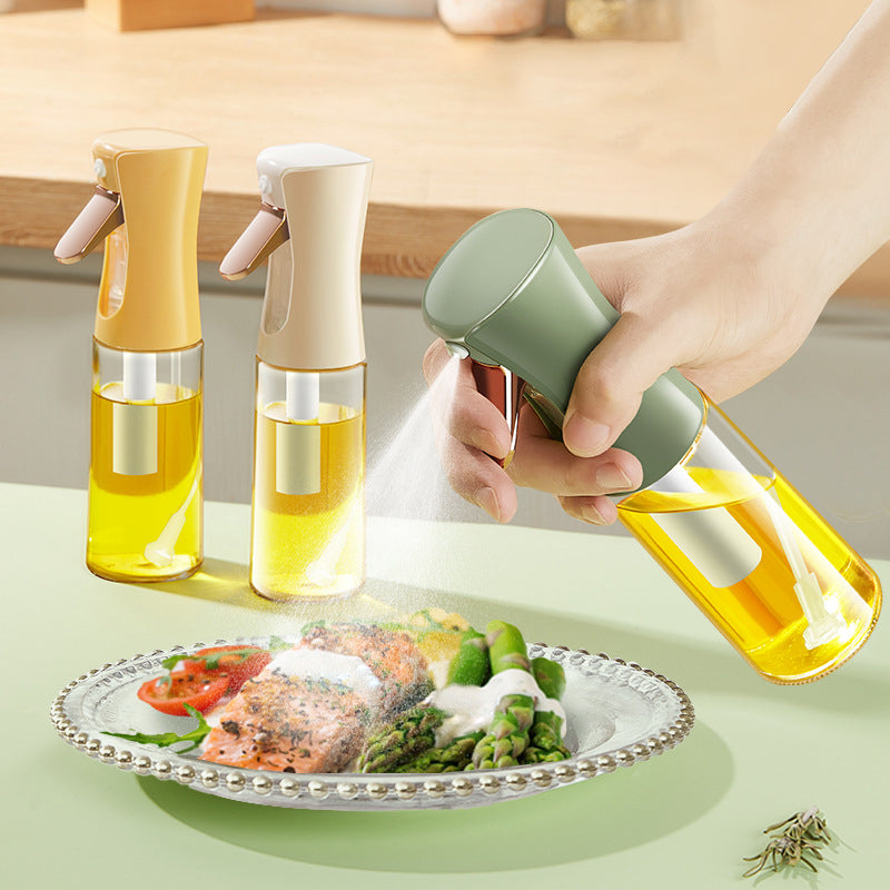 Copia de pulverizador de doble tubo de vidrio, botella de spray de atomización, hervidor de spray, barbacoa, freidora de aire de cocina