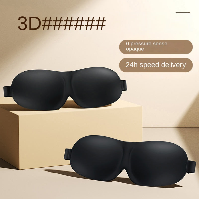 Eye Mask Light Blocking 3D Stereoscopic Eye Mask , Air Travel Sleep Eye Mask, No Nose Wing 3D Eye