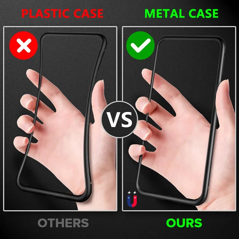 Copy of Magnetic Tempered Glass Privacy Metal Case For iphone 15 14 13 12 XR 11 Pro MAX X 7 8 6 Plus 360 Magnet Antispy Protective Cover